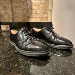 Low Top Doc Martens, Black Patent Leather, US Size 11